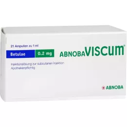 ABNOBAVISCUM Betulae 0,2 mg ampułki, 21 szt