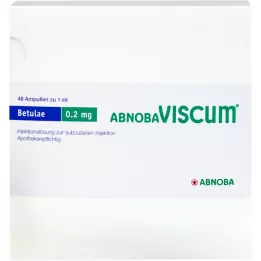 ABNOBAVISCUM Betulae 0,2 mg ampułki, 48 szt