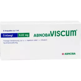 ABNOBAVISCUM Crataegi 0,02 mg ampułki, 8 szt