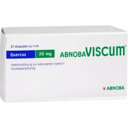 ABNOBAVISCUM Quercus 20 mg ampułki, 21 szt