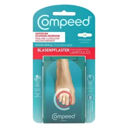 COMPEED Plastry na pęcherze na palcach u stóp 8 sztuk