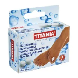 Separatory na palce wykonane z żelu Titania, 2 szt