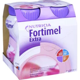 FORTIMEL Extra truskawkowy smak, 4x200 ml