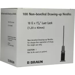 STERICAN Kaniule 18 Gx1 1/2 1,1x40 tępe, 100 szt