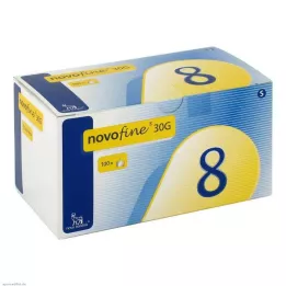 NOVOFINE 8 kaniul 0,30x8 mm, 100 szt