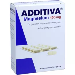ADDITIVA Tabletki z filmu Magnezem 400 mg, 60 szt
