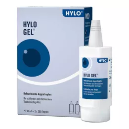 HYLO-GEL Krople do oczu 2X10 ml