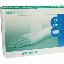 ASKINA Elast Binde 6 cmx4 m luźne, 20 szt