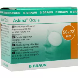 Askina Ocula Eye KOMPR.56x72 mm Unteril, 5 szt