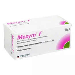 MEZYM F tabletki dojelitowe, 100 szt
