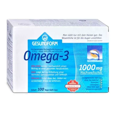 Zdrowa forma Omega-3 1000 mg Vega Kapsułki miękkie (100 sztuk)