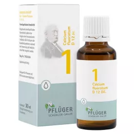 BIOCHEMIE Pflüger 1 Calcium fluoratum D 12 kropli, 30 ml