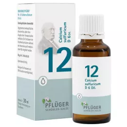 BIOCHEMIE Pflüger 12 Sulphuricum D 6 kroplówka, 30 ml