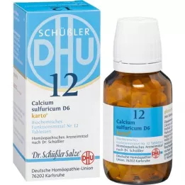 BIOCHEMIE DHU 12 wapnia siarka d 6 tab. Karto, 200 szt