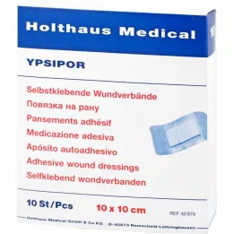 WUNDVERBAND Ypsipor sterylny 10x10 cm, 10 szt