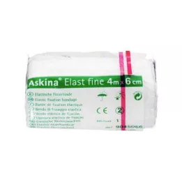 ASKINA Bandaż elastyczny cienki 6 cm x 4 m, celofan, 1 szt