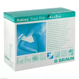 ASKINA Bandaż elastyczny cienki 8 cm x 4 m luzem, 20 szt
