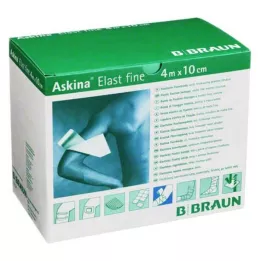 ASKINA Bandaż elastyczny cienki 10 cm x 4 m luzem, 20 szt