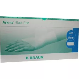 ASKINA Bandaż elastyczny cienki 8 cm x 4 m luzem, 100 szt