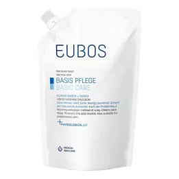 EUBOS FLÜSSIG niebieska butelka z wkładem bezzapachowym, 400 ml