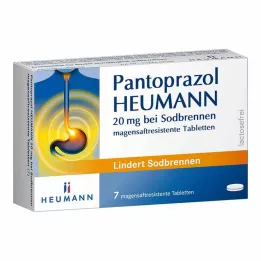 PANTOPRAZOL Heumann 20 mg na zgagę msr. tabletki 7 szt