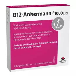 B12 ANKERMANN 1000 μg ampułki, 5X1 ml