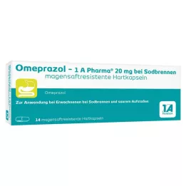OMEPRAZOL-1A Pharma 20 mg na zgagę HKM, 14 szt