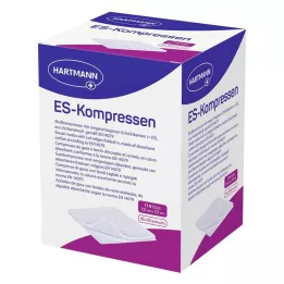 ES-KOMPRESSEN sterylne 7,5x7,5 cm 12 sztuk, 10X10 szt