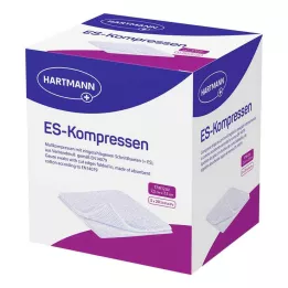 ES-KOMPRESSEN sterylne 7,5x7,5 cm opakowanie zbiorcze 12 szt. 5X20 szt