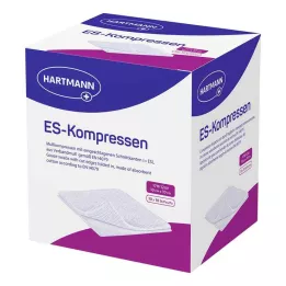 ES-KOMPRESSEN sterylne 10x10 cm opakowanie zbiorcze 12 szt. 10X10 szt