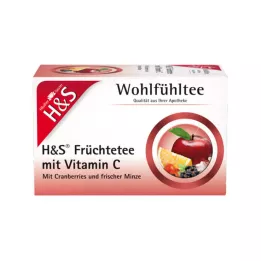 H&S Owoce z witaminą C Filtry workowe, 20X2,7 g