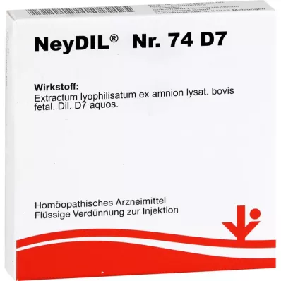 NEYDIL Nr 74 D 7 ampułek, 5X2 ml