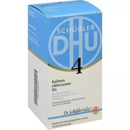 BIOCHEMIE DHU 4 Tabletki chloratowe potasu D 3, 420 szt