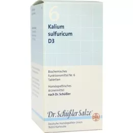 BIOCHEMIE DHU 6 potasowo-siarczanowe D 3 tabletki, 420 szt
