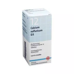 BIOCHEMIE DHU 12 tabletek Calcium sulfuricum D 3 szt