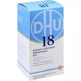 BIOCHEMIE DHU 18 wapnia siarka d 12 tabletek, 420 szt