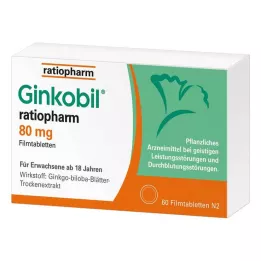 GINKOBIL-ratiopharm 80 mg tabletki powlekane, 60 szt