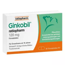 GINKOBIL-ratiopharm 120 mg tabletki powlekane, 30 szt