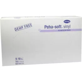 PEHA-SOFT Rękawiczki winylowe niestalowe bezpudrowe XL, 100 szt