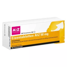 EISENTABLETTEN AbZ 50 mg tabletki powlekane, 50 szt