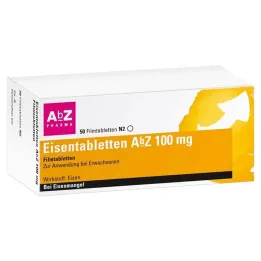 EISENTABLETTEN AbZ 100 mg tabletki powlekane, 50 szt
