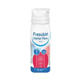 FRESUBIN ENERGY Włókno DRINK Butelka do picia truskawka, 4X200 ml