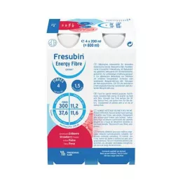 FRESUBIN ENERGY Włókno DRINK Truskawkowa butelka do picia 6x4x200 ml