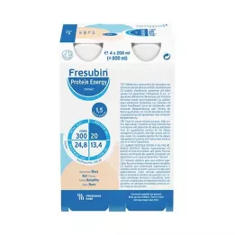 FRESUBIN PROTEIN Energia DRINK Butelka do picia orzechów, 4X200 ml
