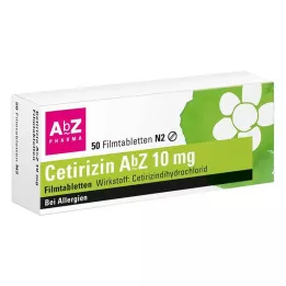 CETIRIZIN AbZ 10 mg tabletki powlekane, 50 szt