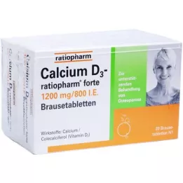 CALCIUM D3-ratiopharm forte tabletki musujące, 40 szt