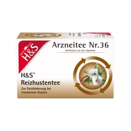 H&amp;S Torebki filtrujące herbatkę na kaszel, 20 x 2,5 g