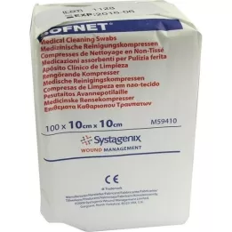 Softnet Stoma 10x10cm Unteril Compresses, 100 szt