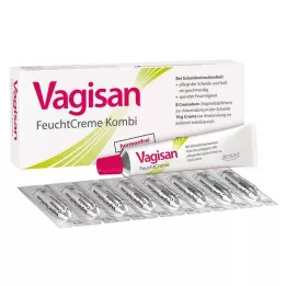 VAGISAN Krem nawilżający Combo 8 Ovula + 10 g kremu, 1 szt