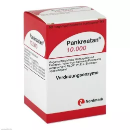 PANKREATAN 10 000 kapsułek twardych dojelitowych, 50 szt